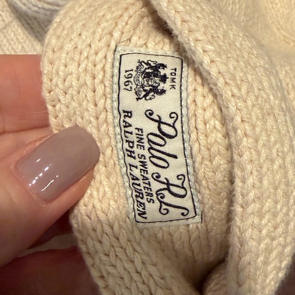 Polo Ralph Lauren Regular Fit Letterman Cardigan - Picture 6 of 8